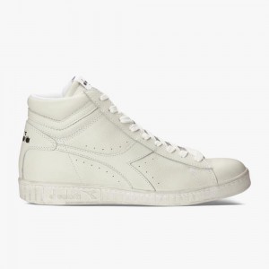 Zapatillas Altas Diadora Game Mujer Blancas | UTZMLXW-25