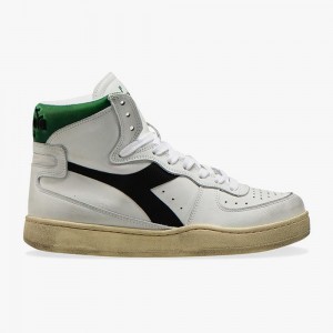 Zapatillas Altas Diadora MI Basket Hombre Verde | FJLWPSV-79