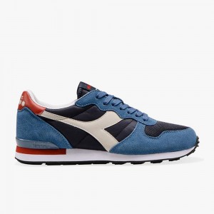 Zapatillas Bajas Diadora Camaro Mujer Azules | ITPSLQN-75