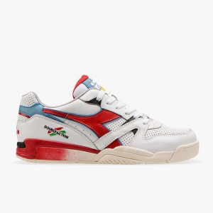 Zapatillas Bajas Diadora Duratech Mujer Blancas | DMZBQAE-58