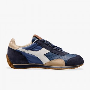 Zapatillas Bajas Diadora Equipe Hombre Azul Marino | EACZLTB-04