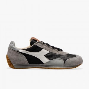 Zapatillas Bajas Diadora Equipe Hombre Gris | DLCNIME-30