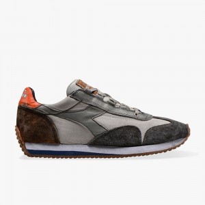 Zapatillas Bajas Diadora Equipe Hombre Gris | BVRHKLA-23