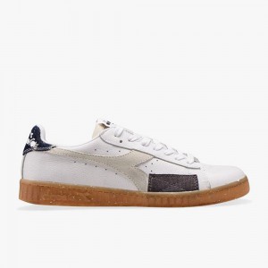 Zapatillas Bajas Diadora Game Mujer Blancas | RDHUSBC-29