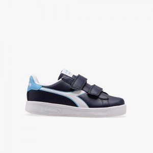 Zapatillas Bajas Diadora Game Niños Azul Marino | UKAZWRT-43