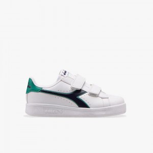 Zapatillas Bajas Diadora Game Niños Blancas | YGDIAWK-42