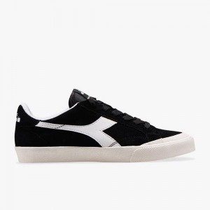 Zapatillas Bajas Diadora Melody Mujer Negras | VOPCATU-68