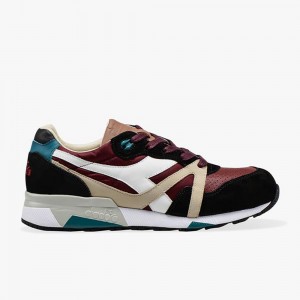 Zapatillas Bajas Diadora N9000 Hombre Rojas | CMWYBTR-28