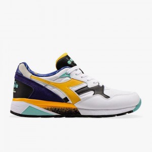 Zapatillas Bajas Diadora N9002 Hombre Blancas | MLGPVKW-62