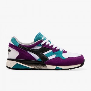 Zapatillas Bajas Diadora N9002 Hombre Moradas | ZMRBJVT-10