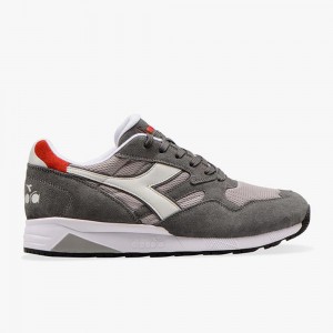 Zapatillas Bajas Diadora N902 Hombre Gris | SLJQEIM-06