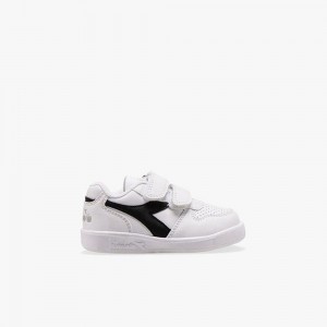 Zapatillas Bajas Diadora Playground Niños Blancas | XPCKISR-84