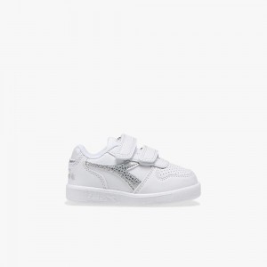 Zapatillas Bajas Diadora Playground Niños Blancas | MUGBPAF-28