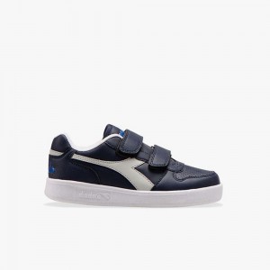 Zapatillas Bajas Diadora Playground Niños Azul Marino | EFRDMJT-27