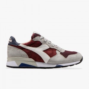 Zapatillas Bajas Diadora Trident Hombre Rojas | UWHVMXG-80