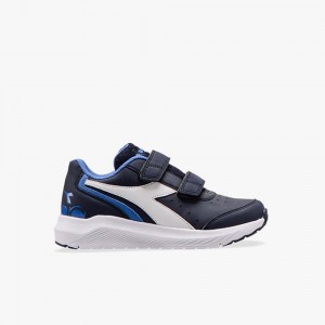 Zapatillas Running Diadora Falcon Niños Azul Marino | HBQAKGT-45