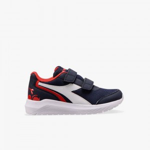 Zapatillas Running Diadora Falcon Niños Azul Marino | PJDIKCO-69