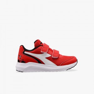 Zapatillas Running Diadora Falcon Niños Rojas | SWLKREV-08