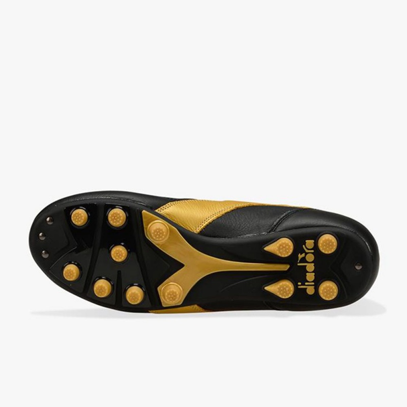 Botas De Fútbol Diadora Brasil Hombre Negras | ILXKNZQ-31