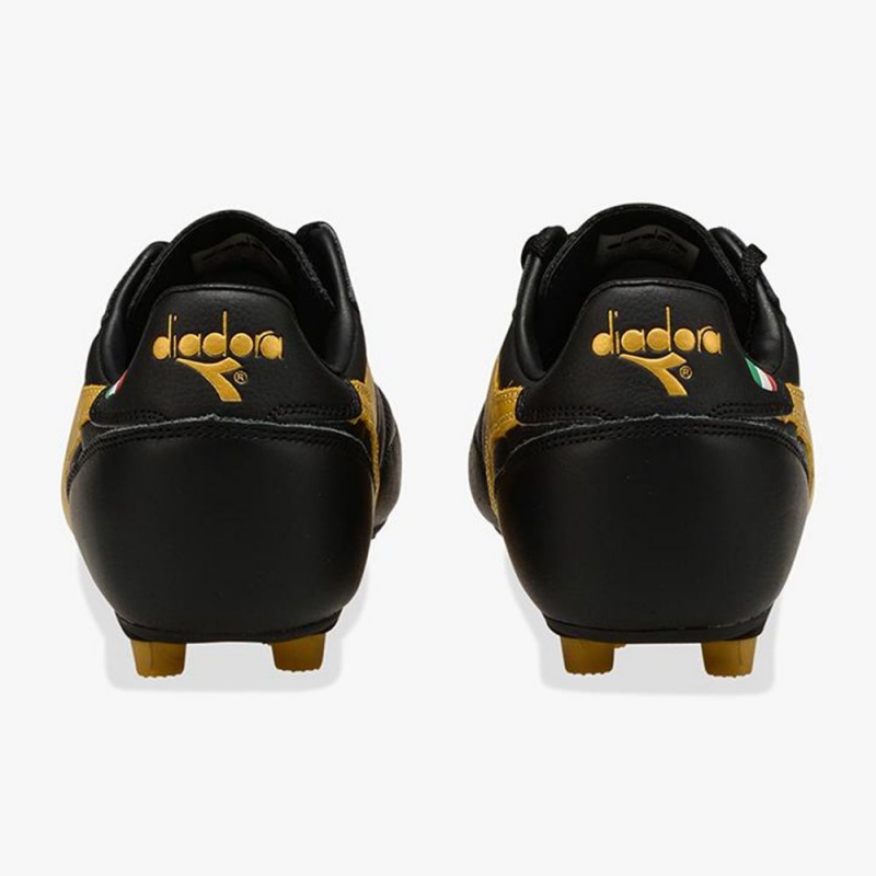 Botas De Fútbol Diadora Brasil Hombre Negras | ILXKNZQ-31