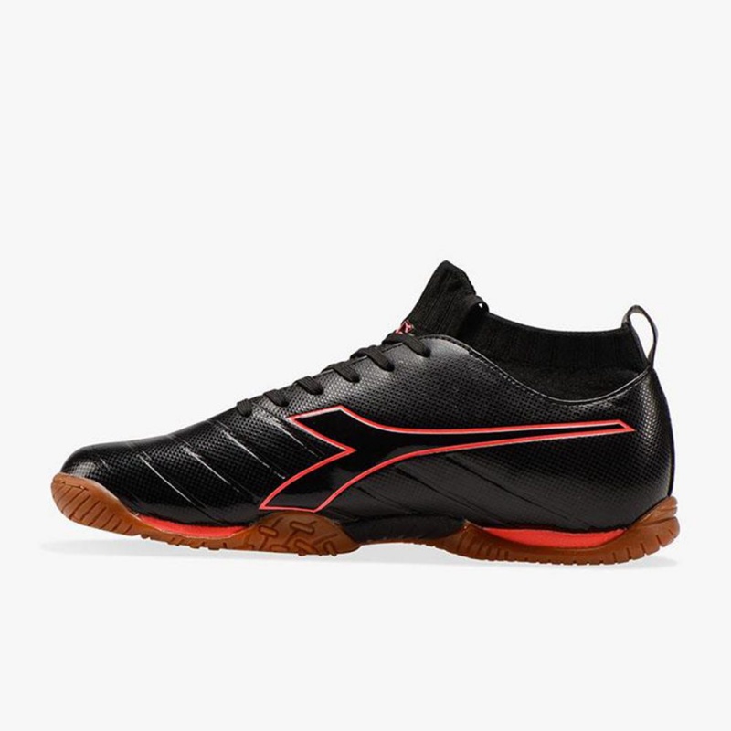 Botas De Fútbol Diadora Brasil Hombre Negras | ATOFEVB-76