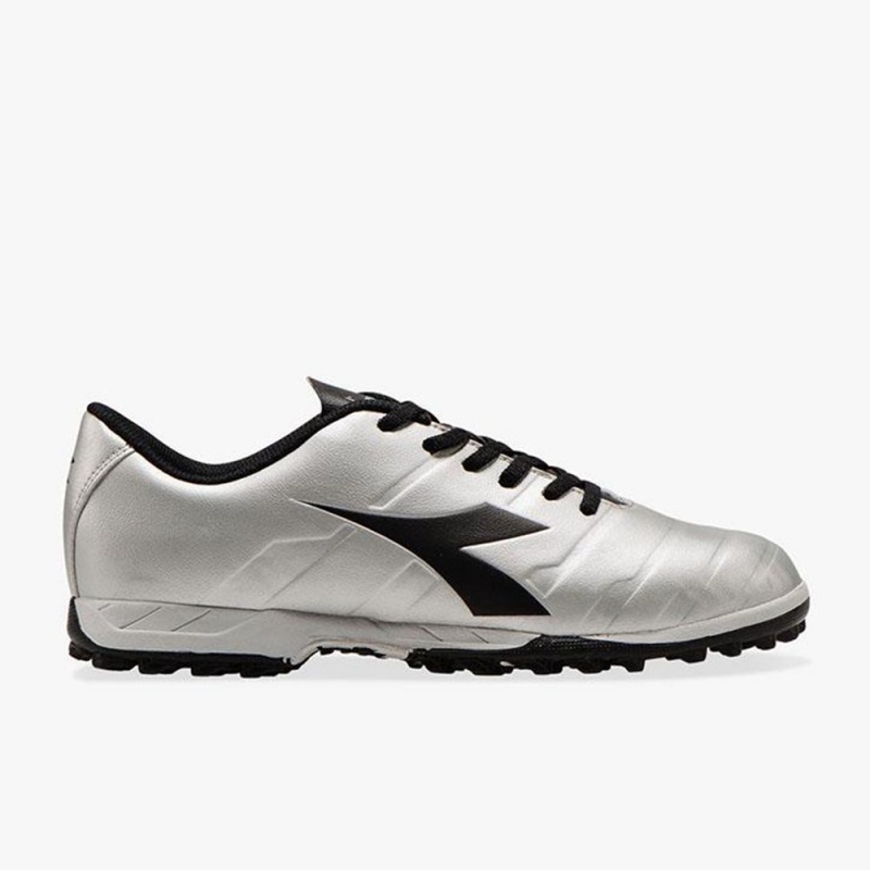 Botas De Fútbol Diadora Pichichi Hombre Plateadas | MRVFSLA-08