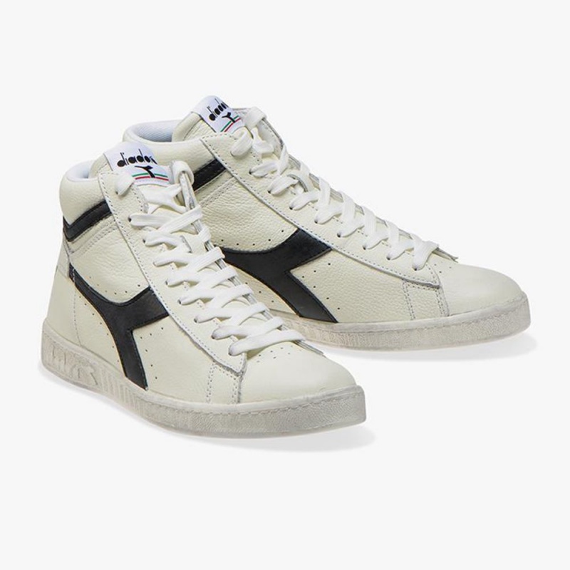 Zapatillas Altas Diadora Game Mujer Blancas | LEKVFTG-57