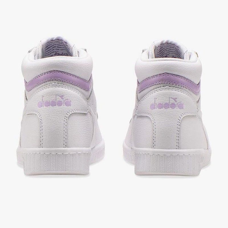 Zapatillas Altas Diadora Game Mujer Moradas | FXKCGJM-60