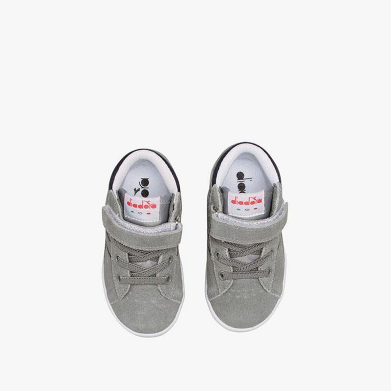 Zapatillas Altas Diadora Game Niños Gris | ULBVCDP-64