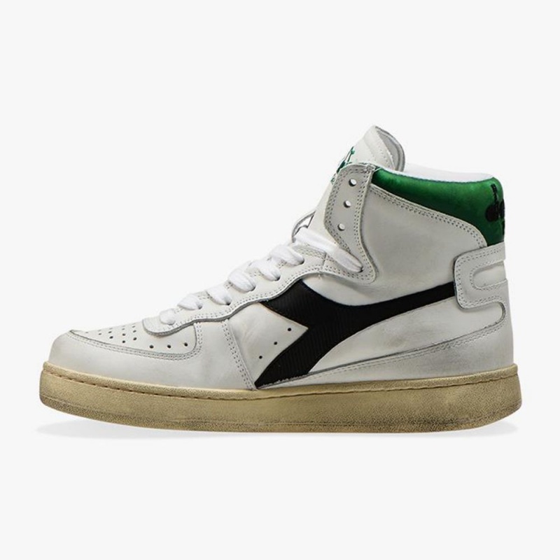 Zapatillas Altas Diadora MI Basket Mujer Verde | TYXABSQ-40