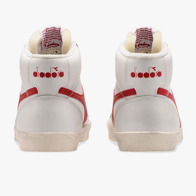 Zapatillas Altas Diadora Melody Mujer Rojas | PENGLSA-49