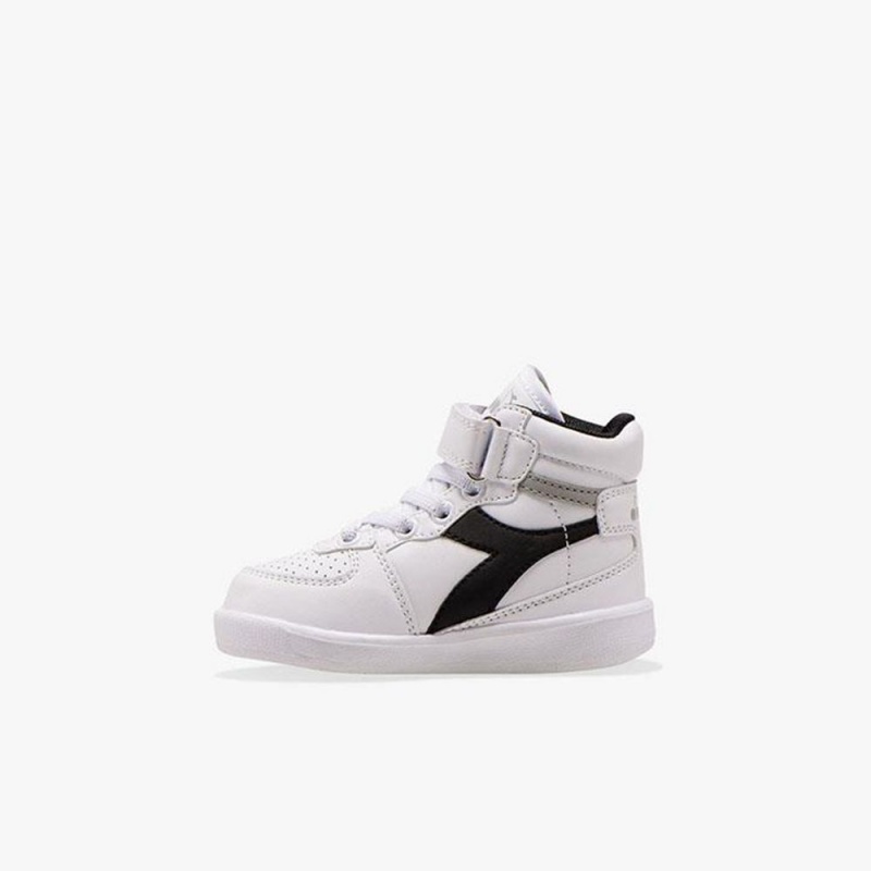 Zapatillas Altas Diadora Playground Niños Blancas | PAOUHIS-74