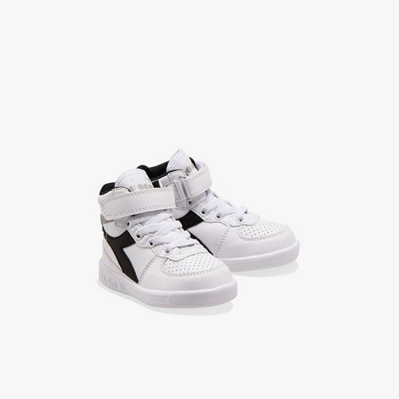 Zapatillas Altas Diadora Playground Niños Blancas | PAOUHIS-74