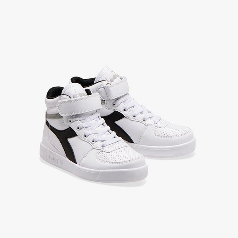 Zapatillas Altas Diadora Playground Niños Blancas | NZAUIHE-56