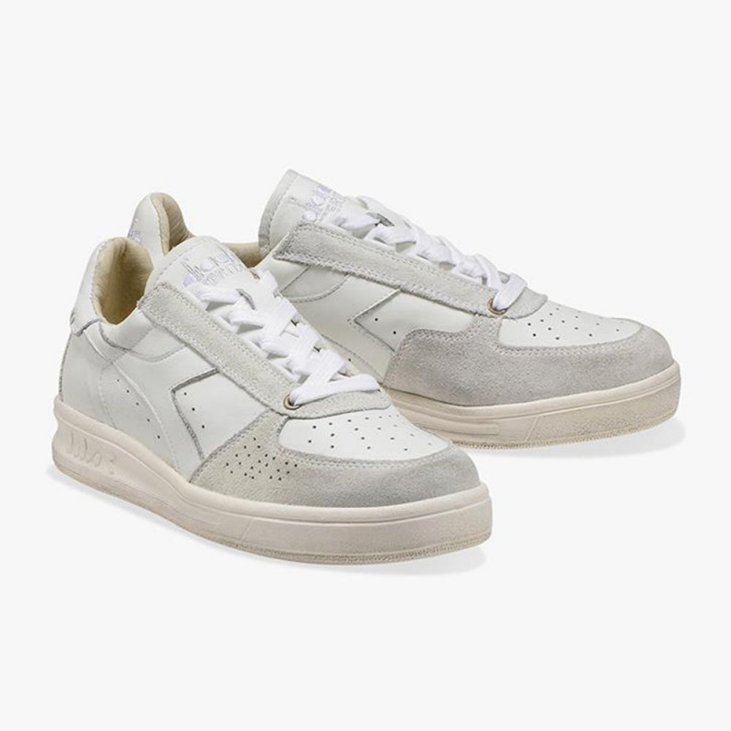 Zapatillas Bajas Diadora B. Elite Hombre Blancas | KRNXUWL-63