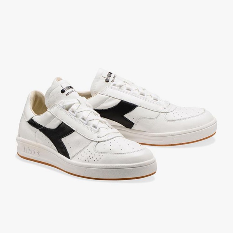 Zapatillas Bajas Diadora B. Elite Hombre Negras | SPXKBFE-41