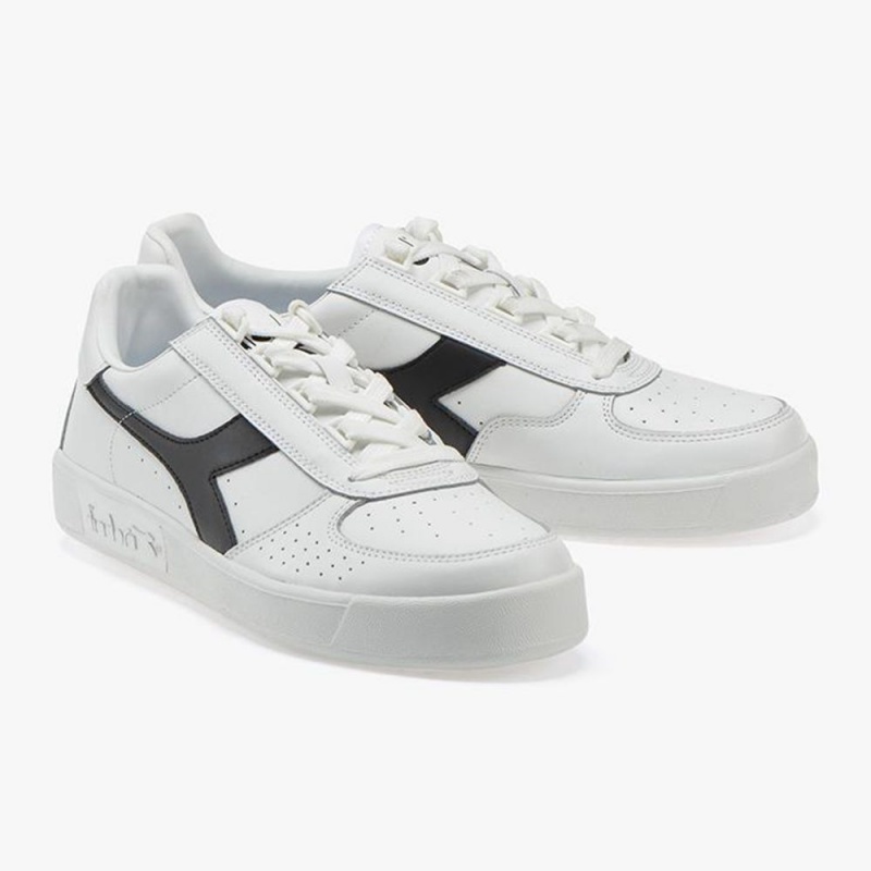 Zapatillas Bajas Diadora B. Elite Mujer Negras | FAVUGZR-32