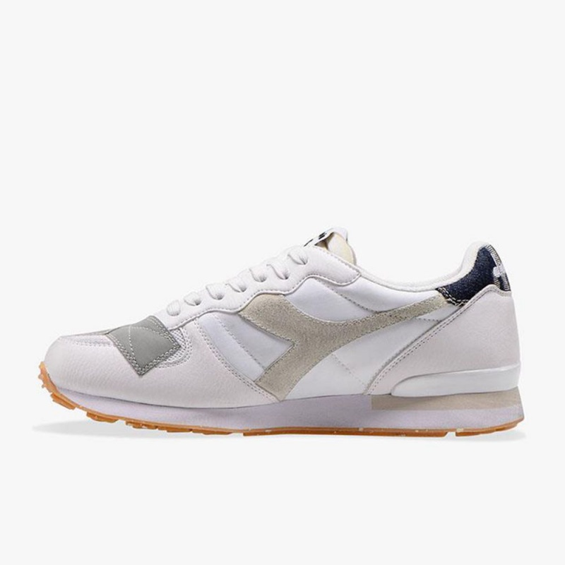 Zapatillas Bajas Diadora Camaro Hombre Blancas | WIKDFUR-20