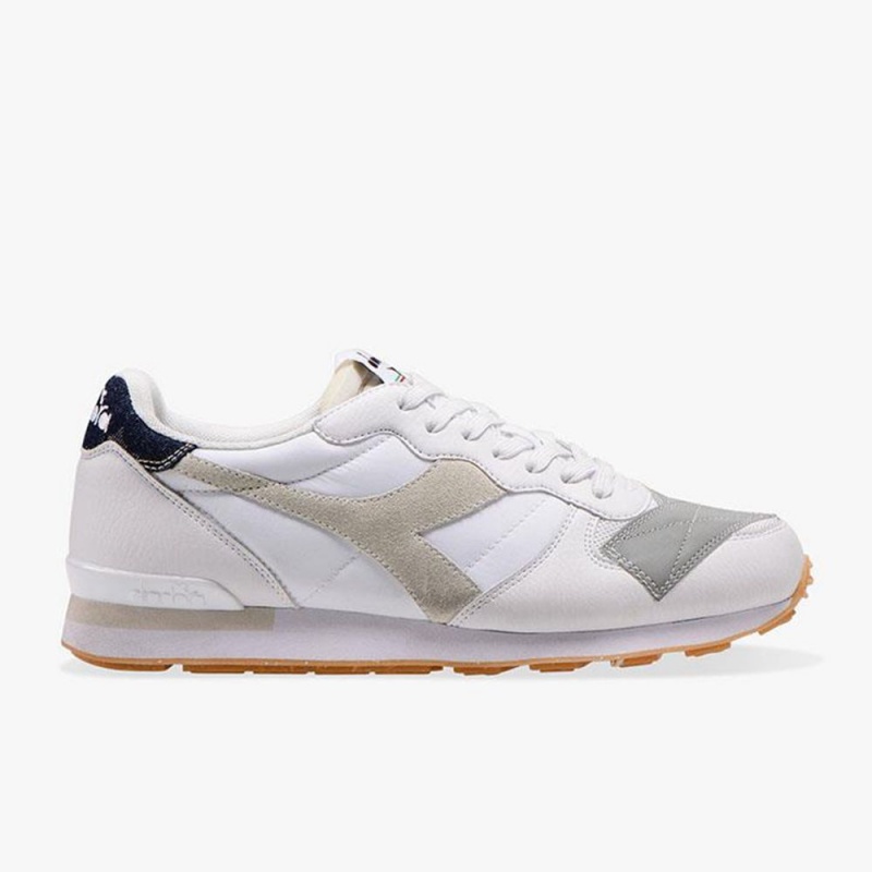 Zapatillas Bajas Diadora Camaro Hombre Blancas | WIKDFUR-20