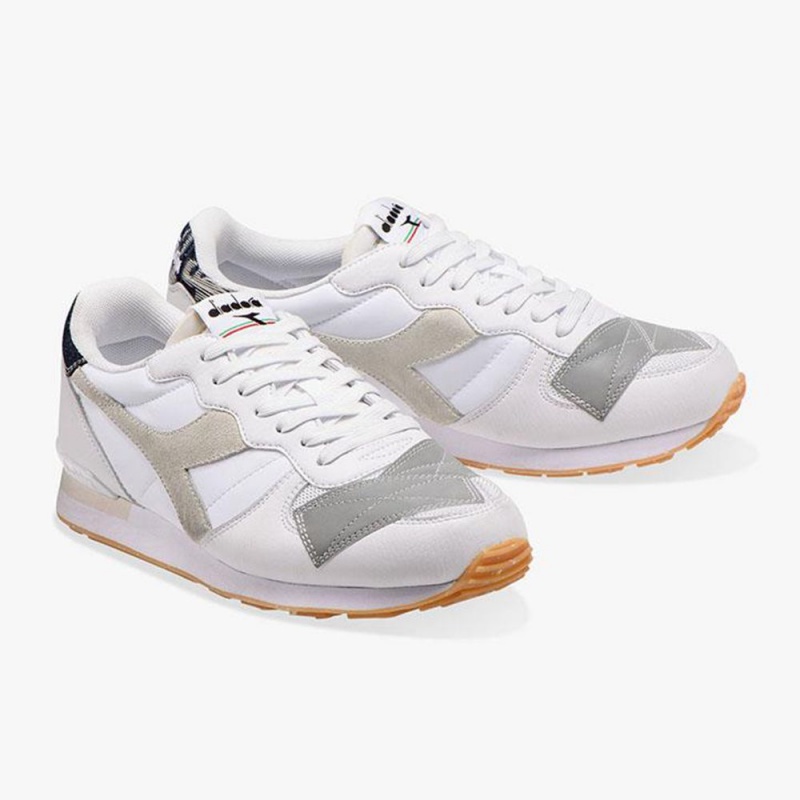 Zapatillas Bajas Diadora Camaro Mujer Blancas | PTERDNB-10