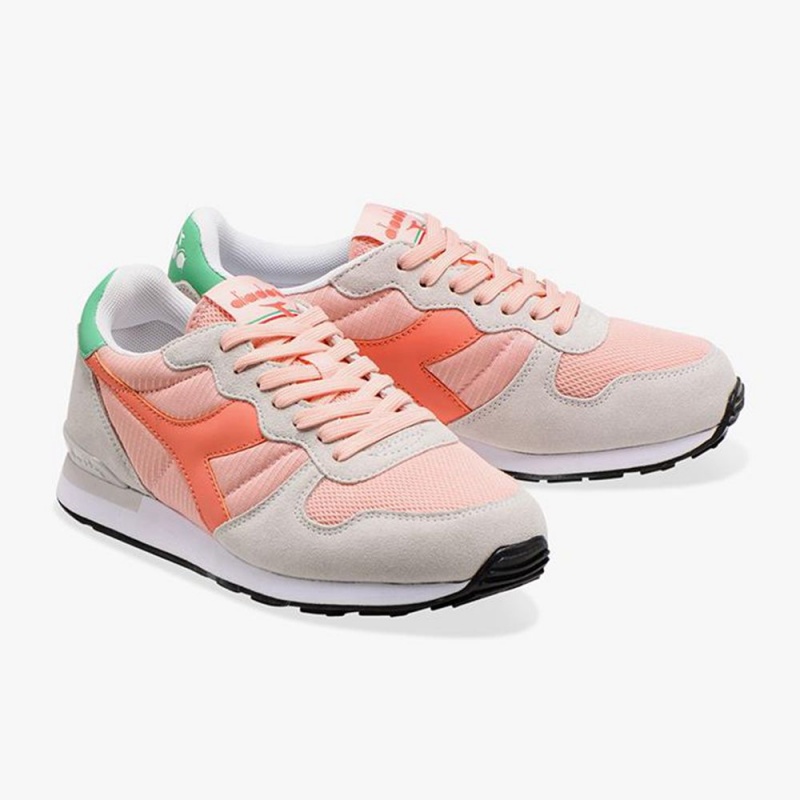 Zapatillas Bajas Diadora Camaro Mujer Rosas | PZIYFXO-32