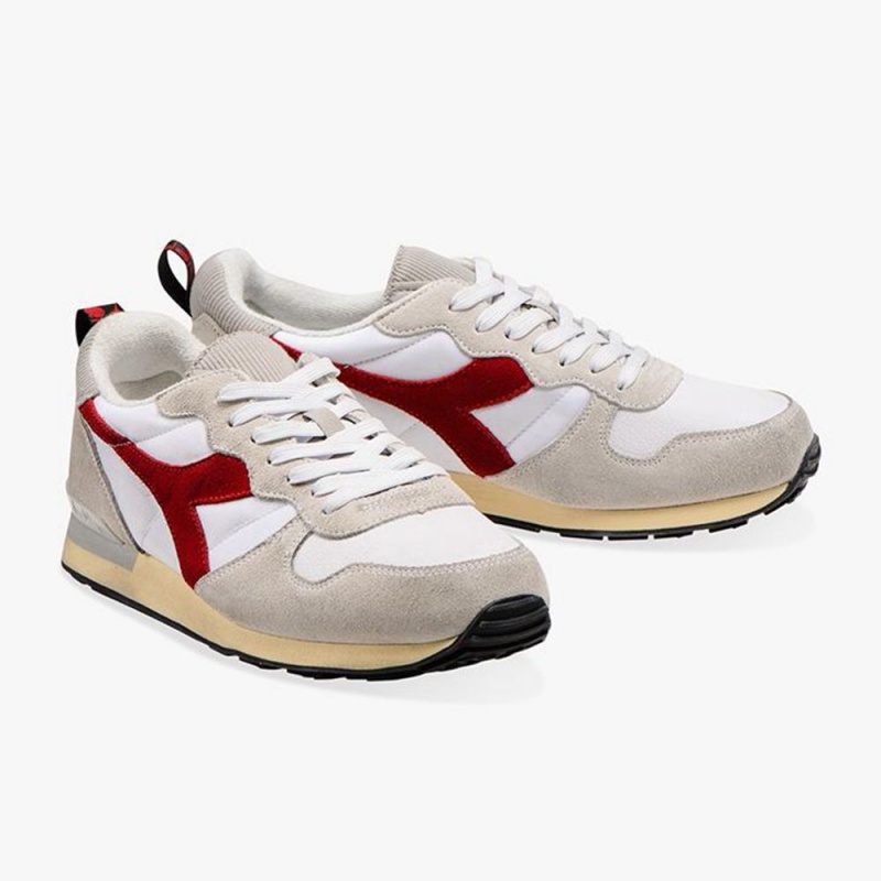 Zapatillas Bajas Diadora Camaro Mujer Rojas | KBFPWIL-76