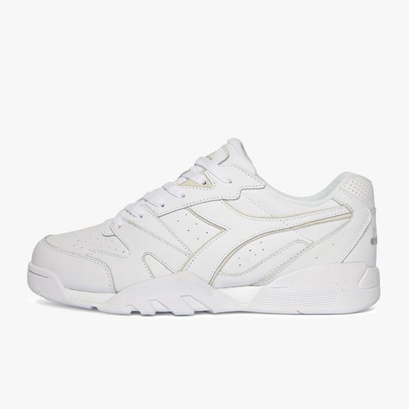 Zapatillas Bajas Diadora Cross Hombre Blancas | ACFRGWB-12