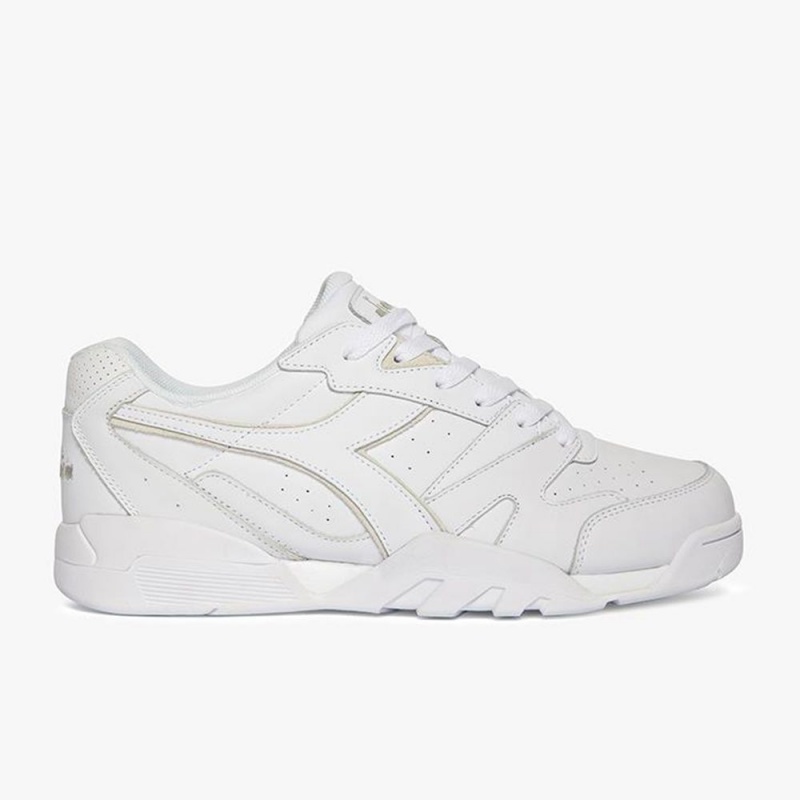 Zapatillas Bajas Diadora Cross Hombre Blancas | ACFRGWB-12