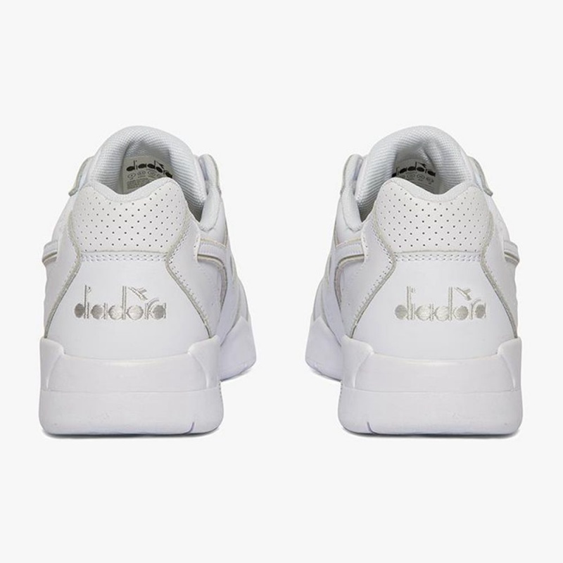 Zapatillas Bajas Diadora Cross Mujer Blancas | MQVYFLP-36