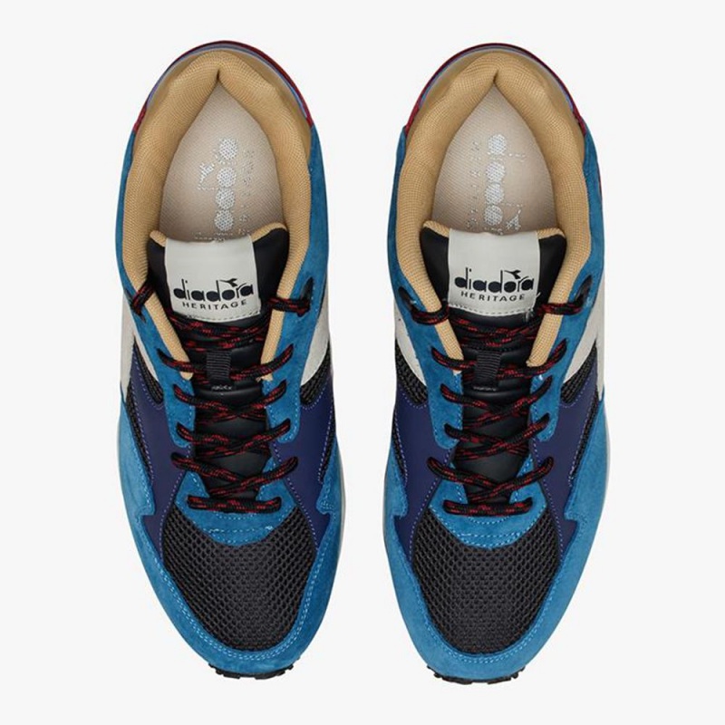 Zapatillas Bajas Diadora Eclipse Hombre Azules | DBLGCOR-45