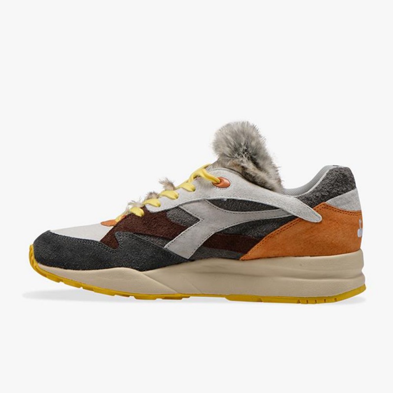 Zapatillas Bajas Diadora Eclipse Hombre Gris | QLNVJIP-06