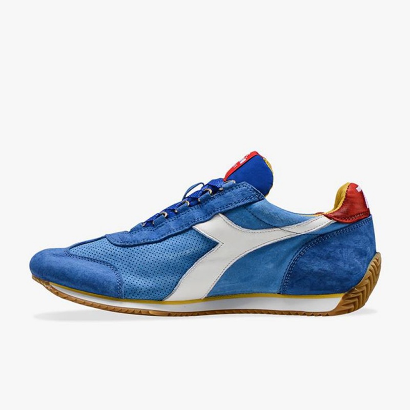 Zapatillas Bajas Diadora Equipe Hombre Azules | NUDHLZI-23