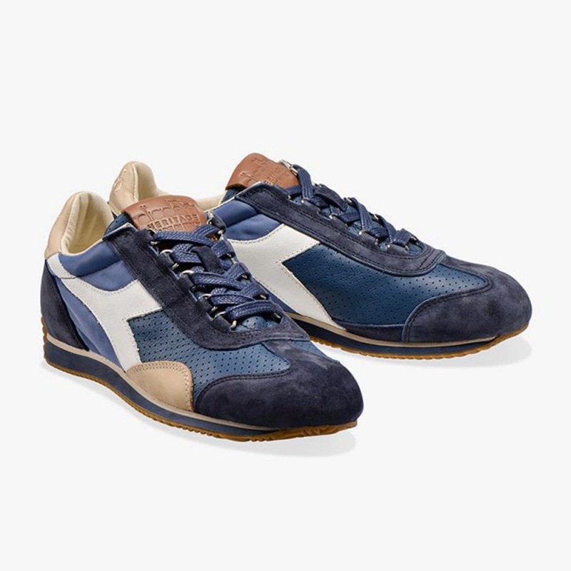 Zapatillas Bajas Diadora Equipe Hombre Azul Marino | EACZLTB-04