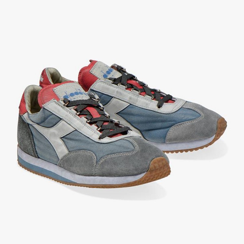 Zapatillas Bajas Diadora Equipe Hombre Azules | MCNJHIQ-65